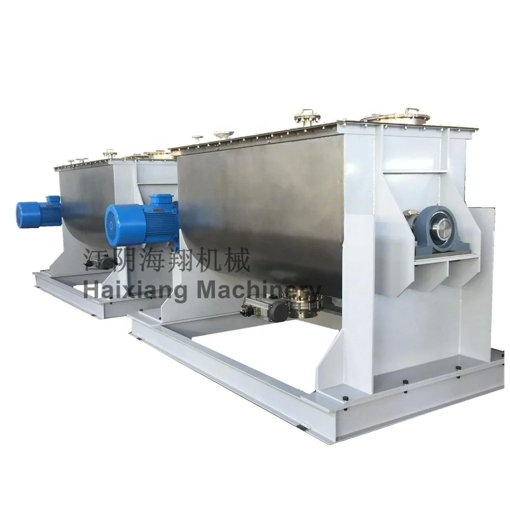 Horizontal Powder Mixing Machine Stainless Steel Blender Animal Poultry Livestock Feed Mixer