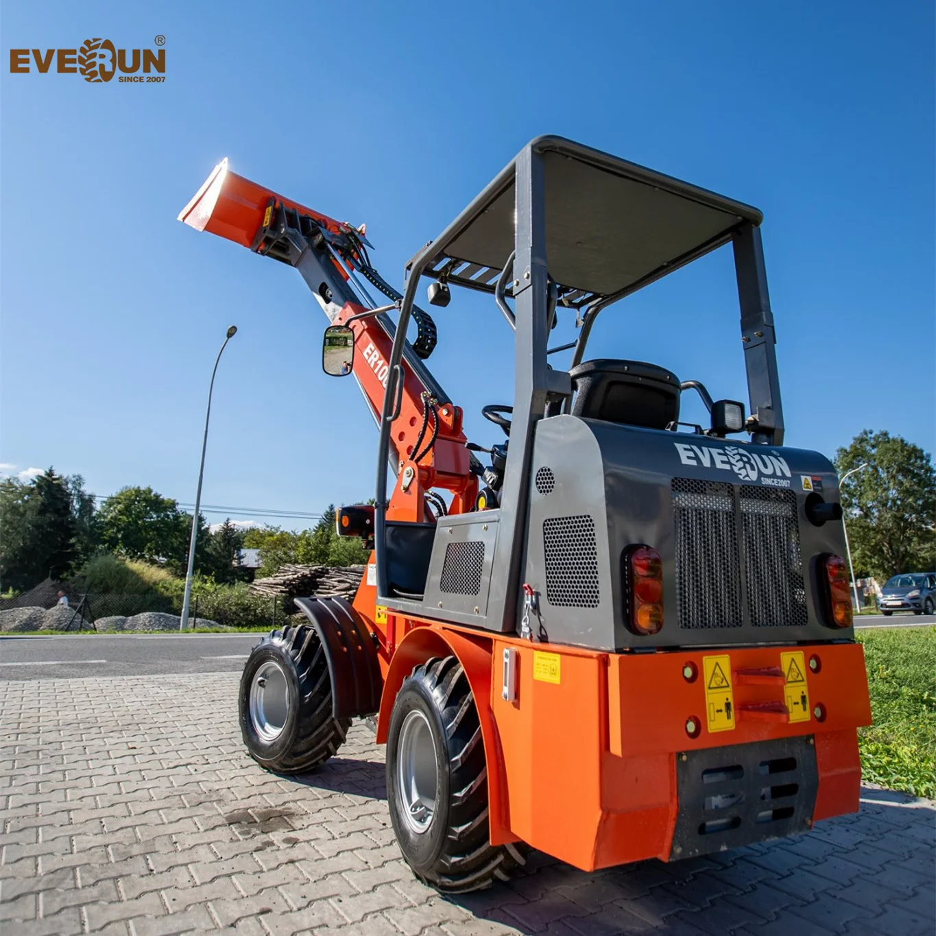 Лидер продаж 0 9 тонный новый китайский Телескопический колесный погрузчик EVERUN из Китая