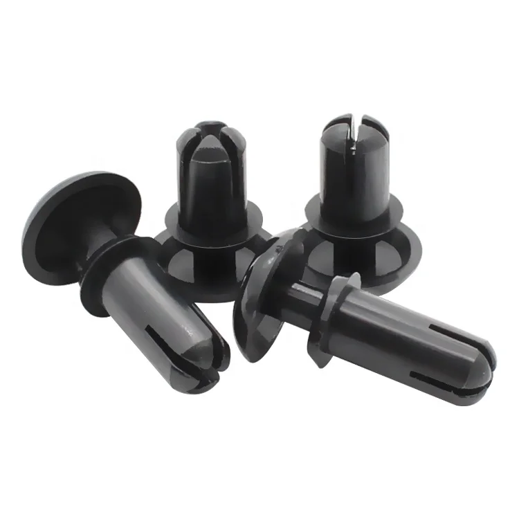 Wholesale 1000PCS Plastic Nylon snap rivets fasteners rivets  Plain Black Snap PC Board Plastic Rivet Fasteners