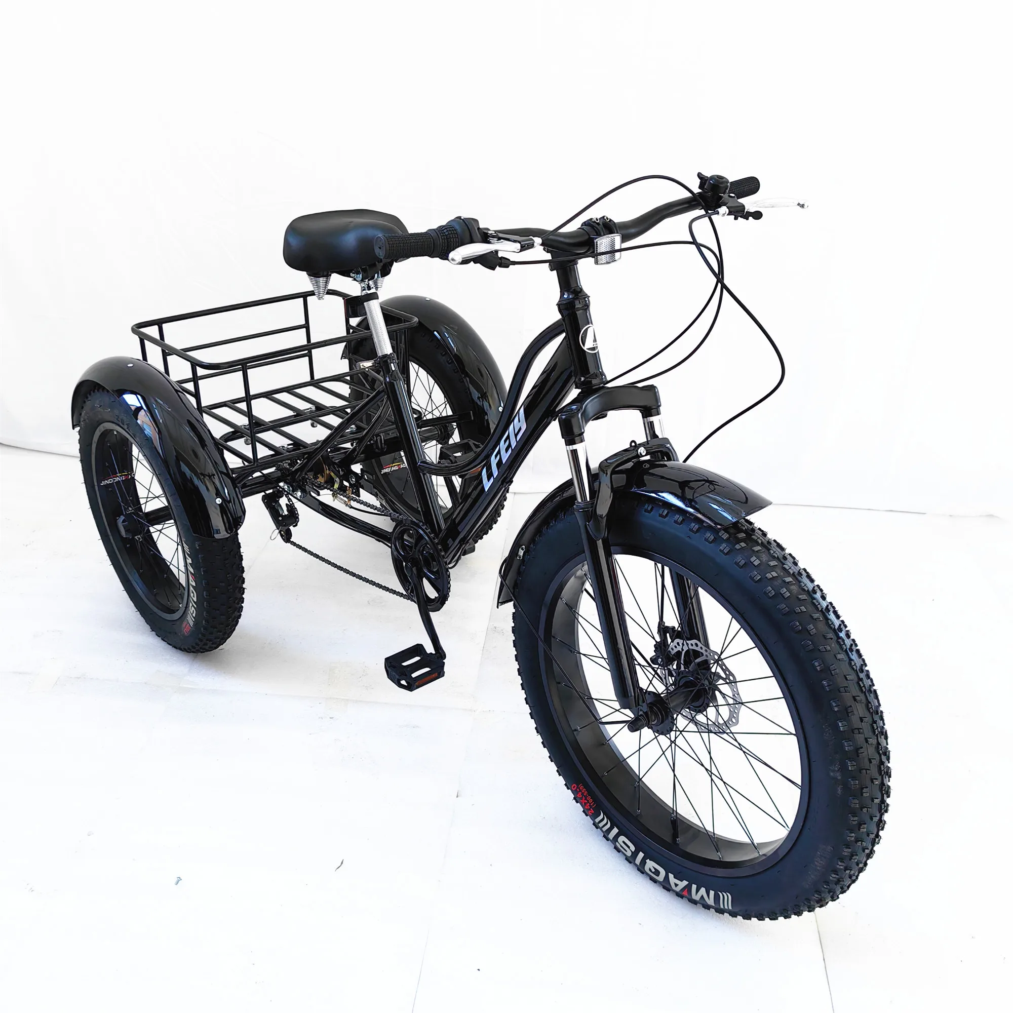 2024 hot Use Recumbent bicycle 3 Wheel Rickshaw Tricycle for Adults Holland Bakfiets 3 Wheel Pedal Motorcycle/tricycle