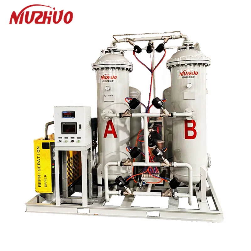 NUZHUO Safety Secured Nitrogen Gas Generator Strict Quality Controlled PSA N2 Production Plant Line