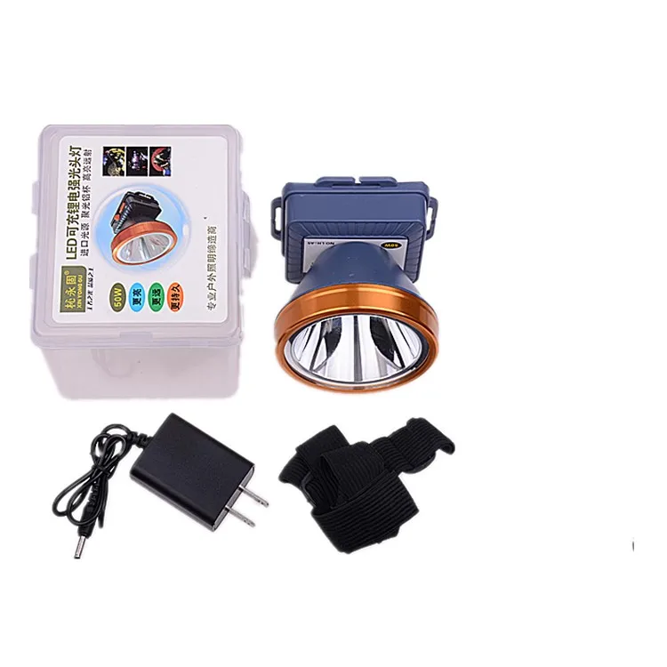 Factory Hot Selling Cheap Waterproof XPE Head Light, Long Beam Rang Outdoor Rechargeable Operating Headlamp For Fishing
