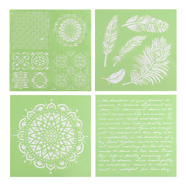 Высококачественный трафарет для рисования, пластиковый трафарет для детей