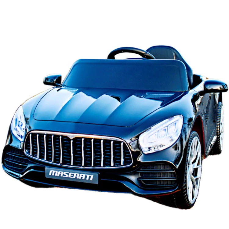 Оптовая продажа 12 В электрический игрушечный автомобиль для детей От 2 до 8 лет двойной двигатель безопасности с кожаным сиденьем MP3 и USB функции по низкой цене