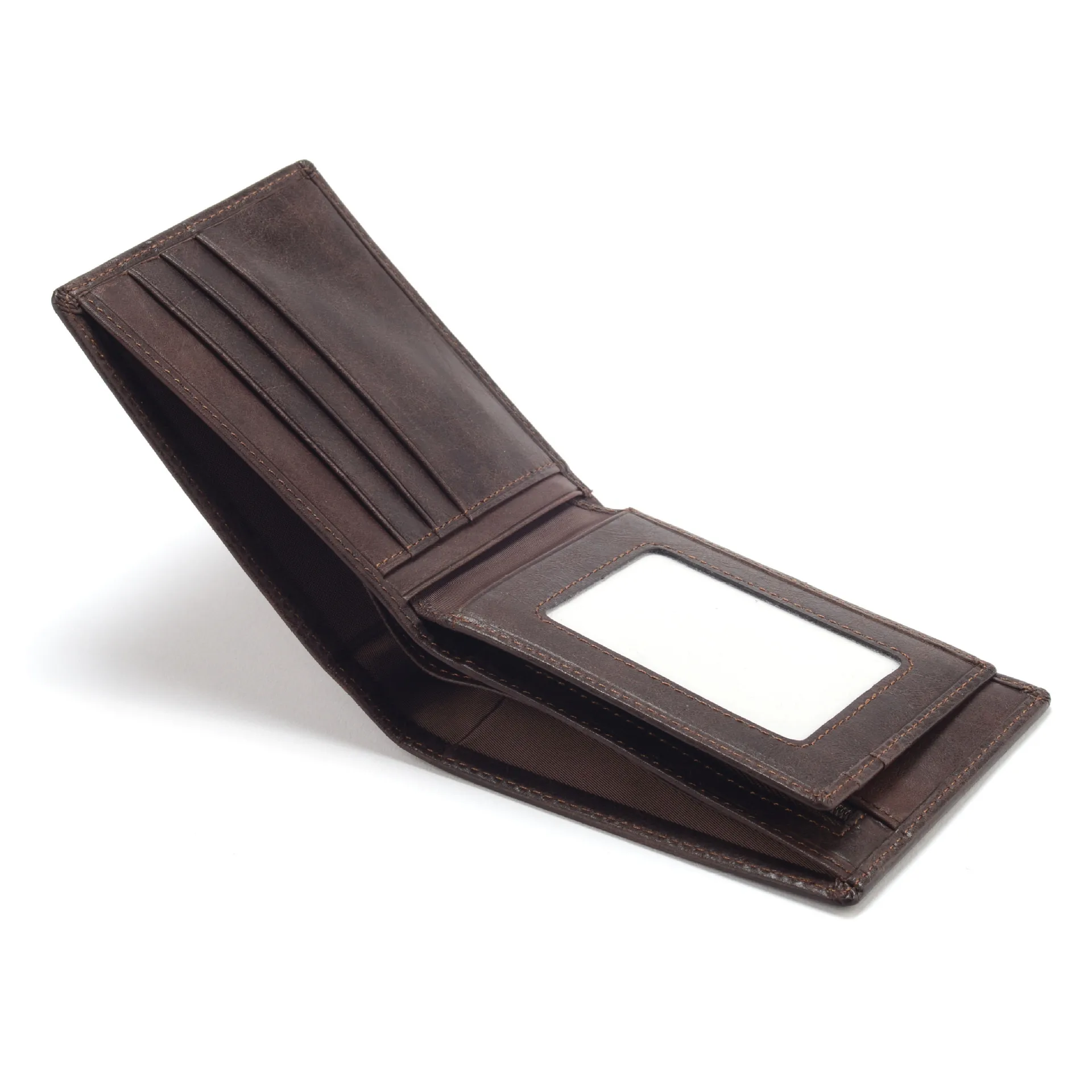 High quality custom best italian genuine leather man luxury rfid slim trifold minimalist wallet for men