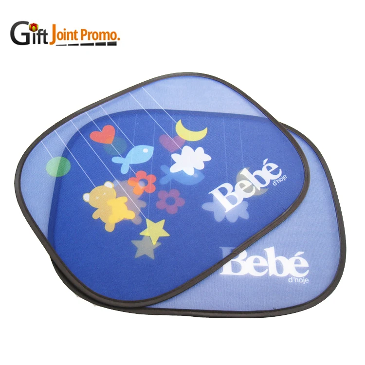 Недорогая печать логотипа прекрасный детский автомобиль лобовое стекло Солнцезащитный козырек с сумкой для хранения