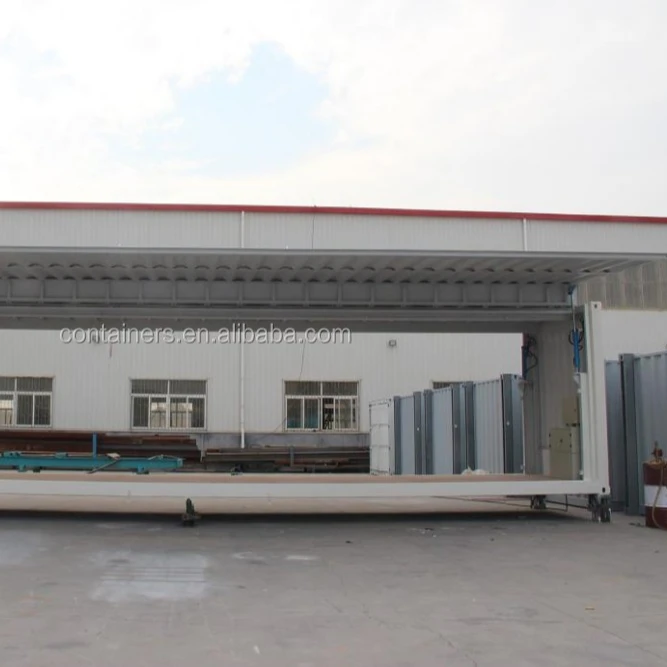 40ft side open flying shipping container