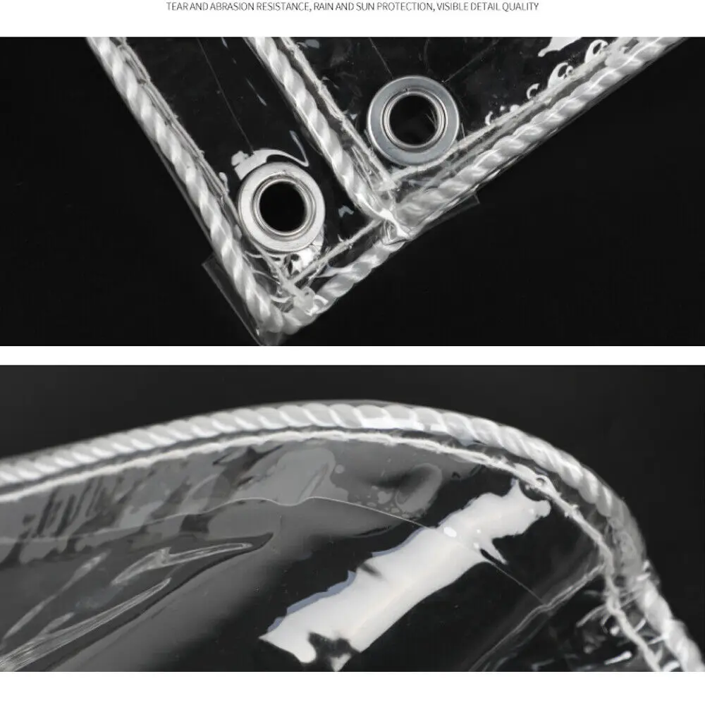 Tarpaulin Roll Heavy Duty Waterproof Tarpaulin Tear-resistant High-density PVC Tarp for Tent Garden PVC Pvc Coated Other Fabric