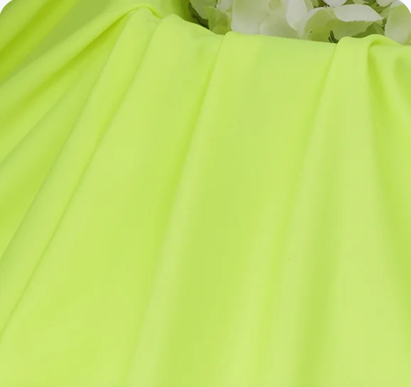 Warp knitted neon 4 way stretch 82 polyamide 18 elastane swimsuit fabric with with good color fastness