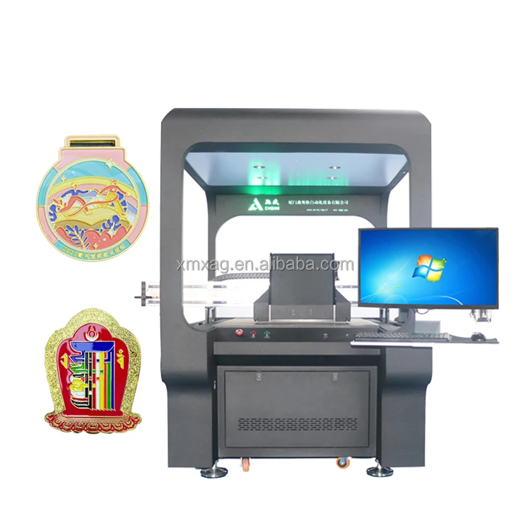 Visual UV printer Medal drawing machine Pattern printing machine with computer