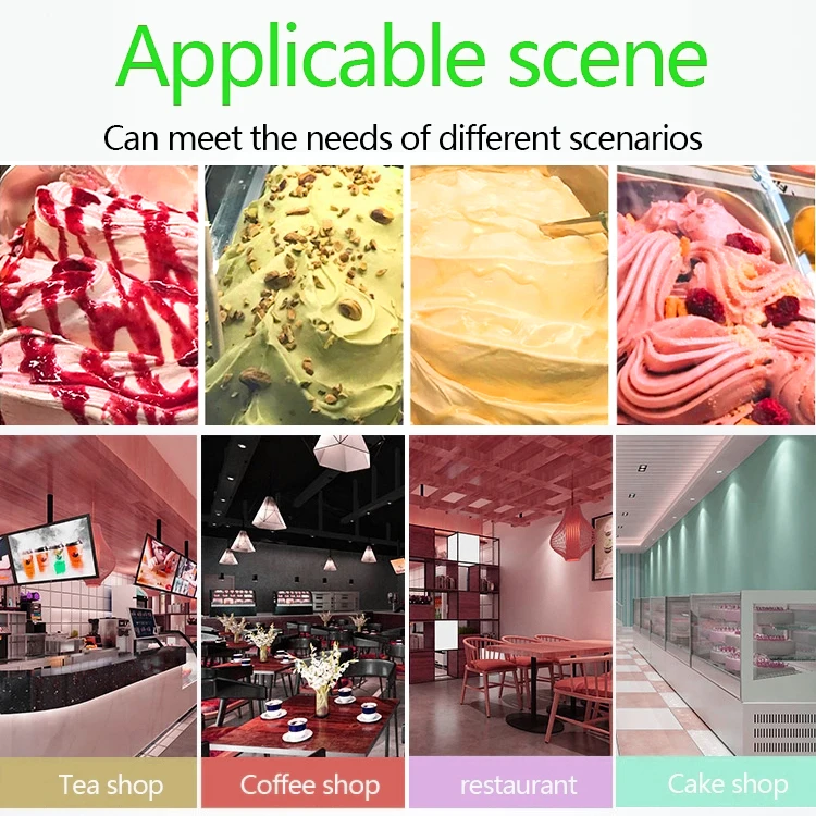 Jiangmen Kolice Refrigeration Italienne Ice Cream Machine Cheap Hard Ice Cream Gelato Machine Commercial