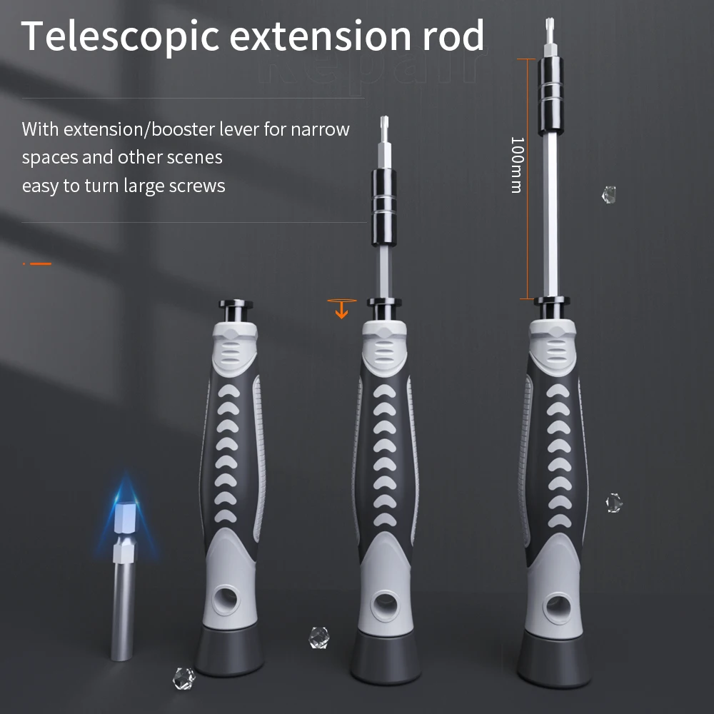 Multifunctional 130 in 1 Precision Slotted Screw Bit Kit Precision Screwdriver Set For Phone Electric Household Repair Tool Kit