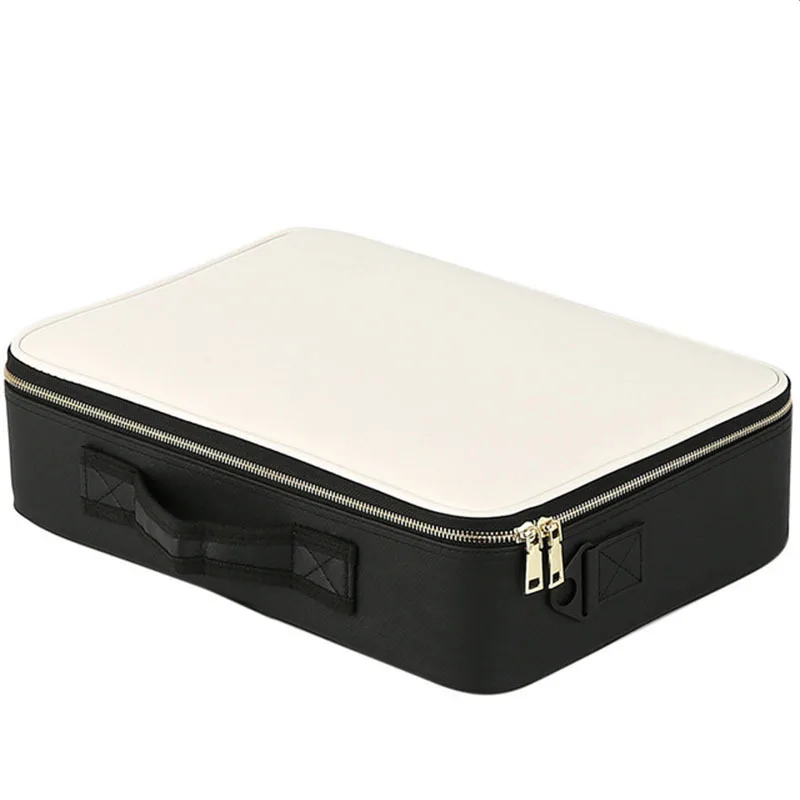 RPET Sublimation Blank Custom Pu Leather Cosmetic Organizer for women