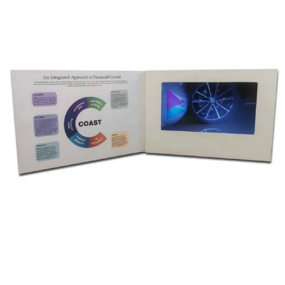 Video card mailer Video business card Digital Advertising Player digital display card