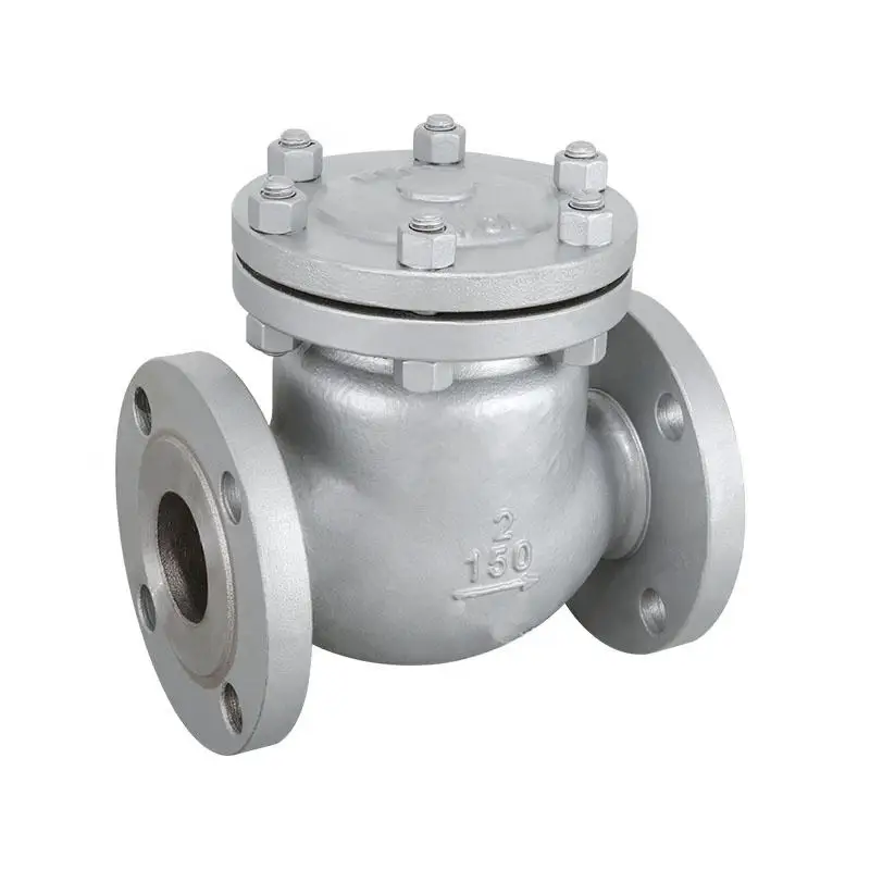 6 Inch 150LB Flange Type Cast Steel Swing Check Valve API/ANSI/DIN/JIS Industrial WCB Casting Non-return Valve