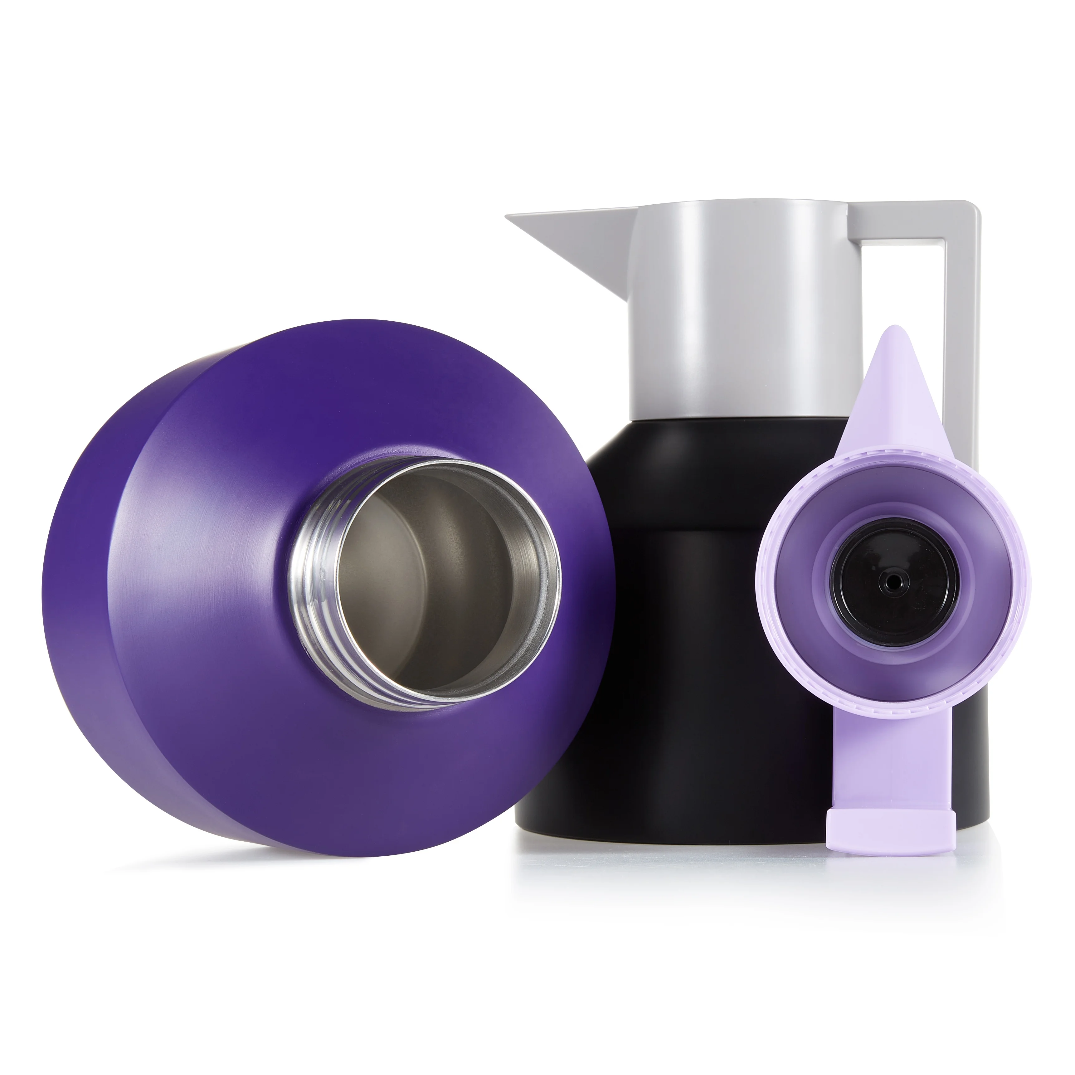 1.2L/1.5L/1.8L Personalized 304 stainless steel Thermos Coffee Carafe  tea Coffee Pot geometric Insulation pot vacuum flask