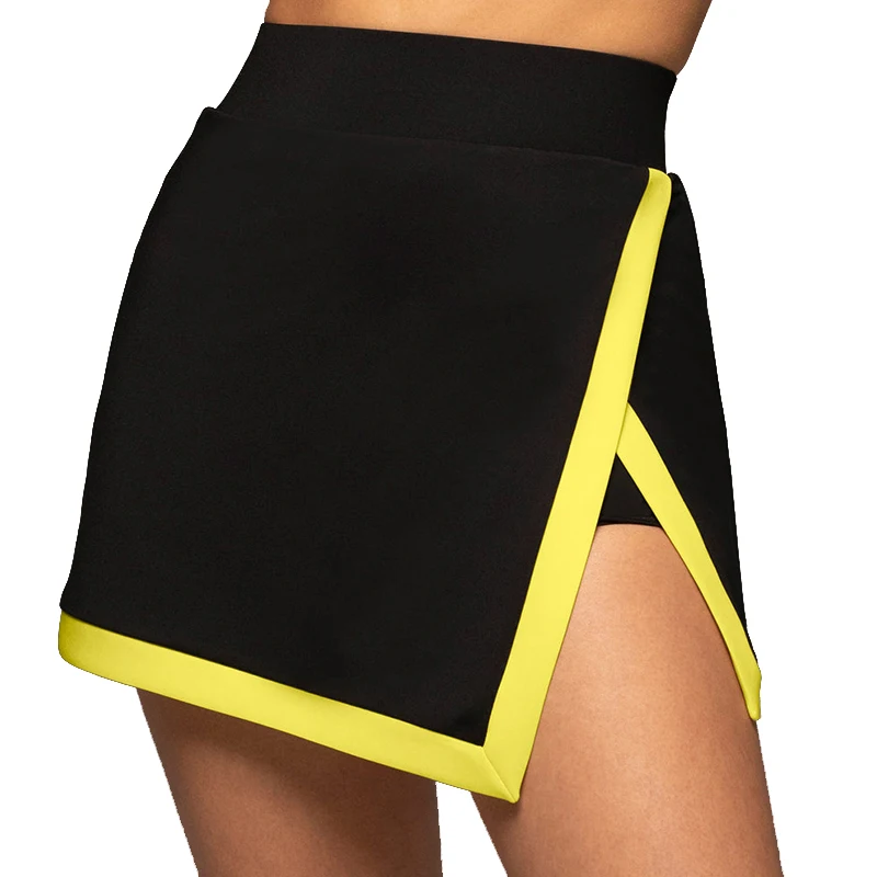 High quality tennis skirt elevated with a split front skirt women stretchy lightweight golf tennis dress