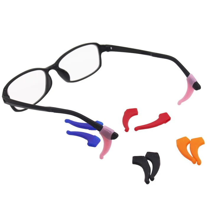 Soft Eyewear Retainer Eyeglasses Holder Ear Grip Hooks Anti-Slip Silicone Glasses Straps