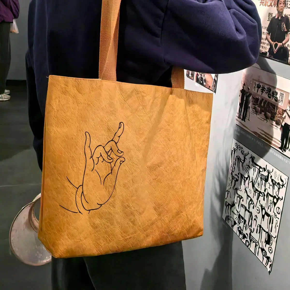 LOW MOQ Factory Wholesale oem waterproof tyvek paper tote bag eco tyvek shopping bag