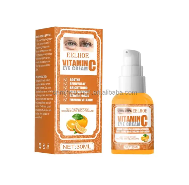 Eye massage treatment, deep moisturizing and diminishing dark circles, vitamin C eye cream