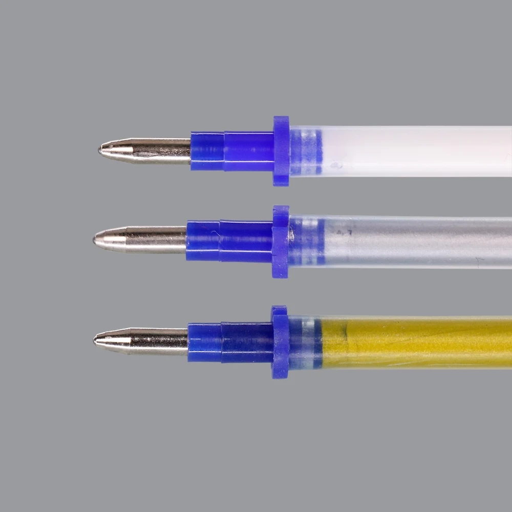 
silver pen in plastic Cod 0.8 gel ink silver pen refill for shoes leather 