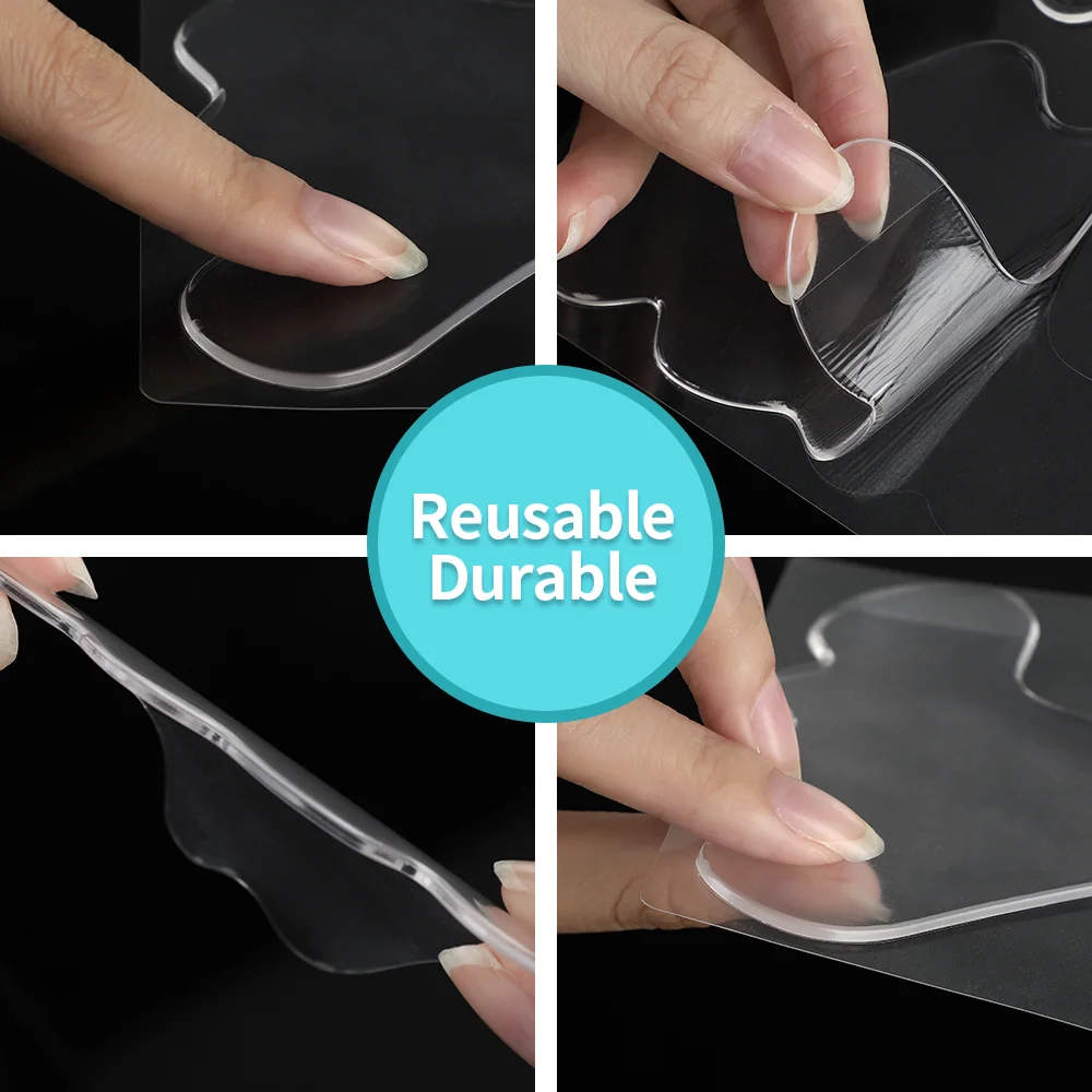 Reusable Silicone Wrinkle Removal Sticker Forehead Neck Eye Sticker Pads Anti Wrinkle Patches Anti Aging Face Lift Tape