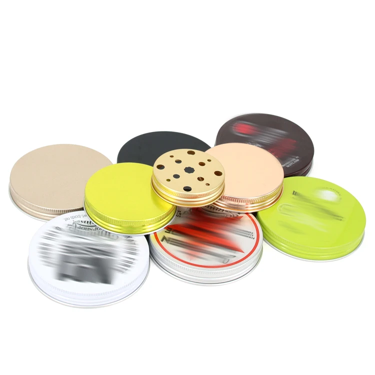 Wholesale aluminium custom mason jar lids
