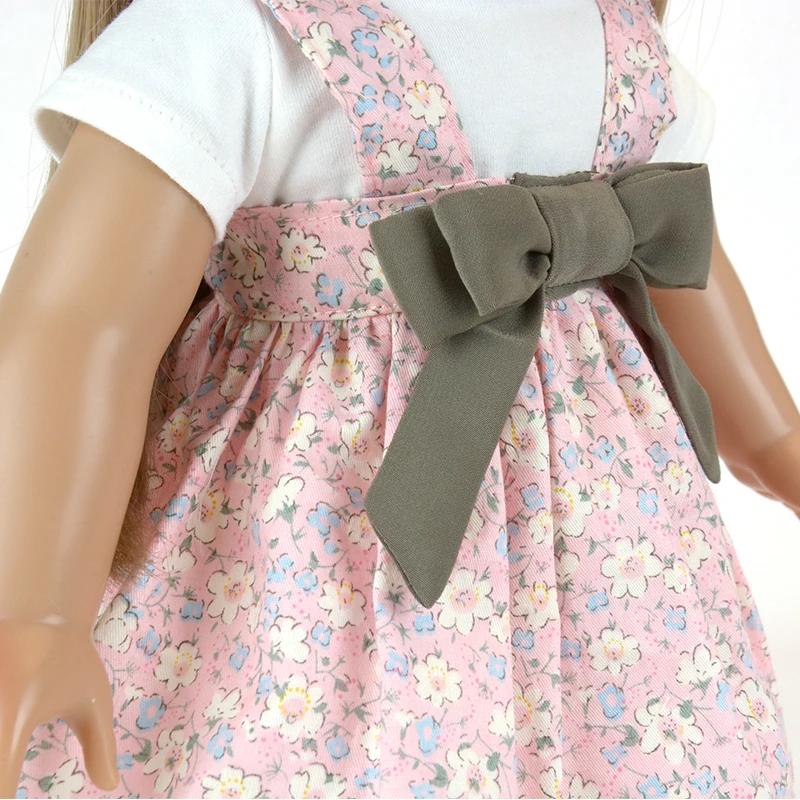  Ткань ручной работы dolls18 дюймовая Одежда для кукол американской
