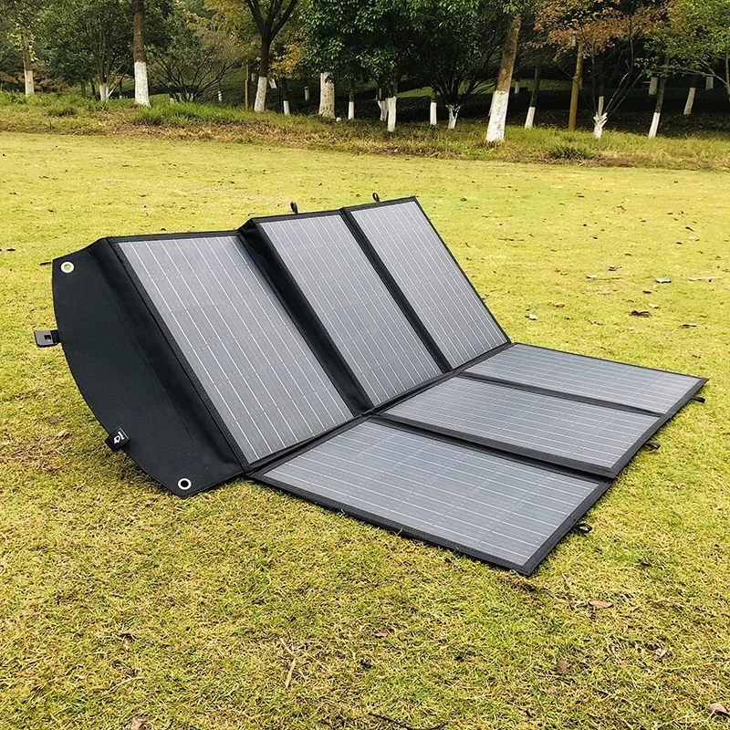 Factory price mobile flexible solar foldable panel generator 200 watt and battery system for home house