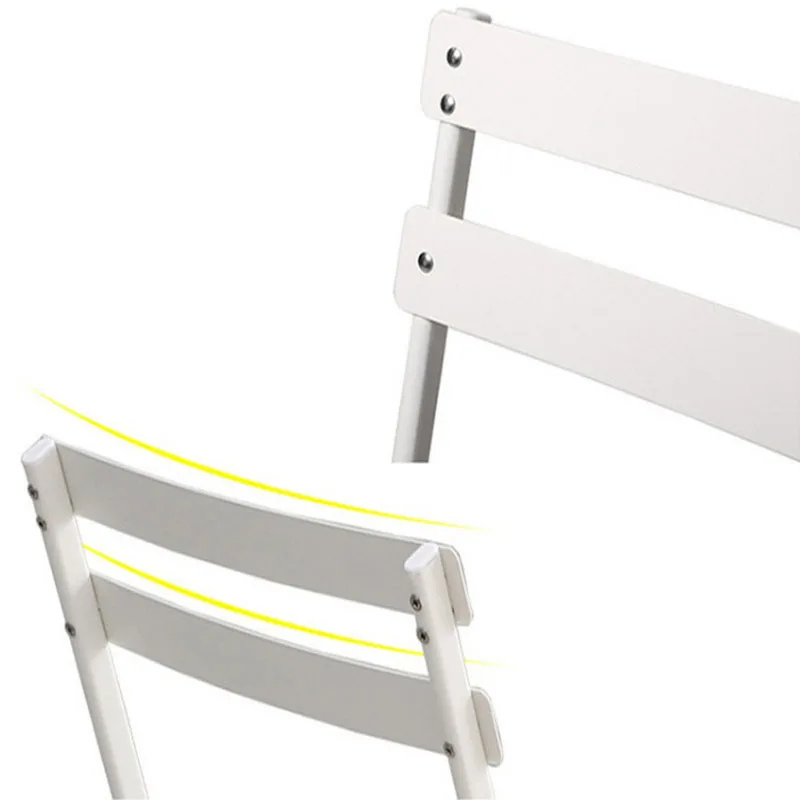 Outdoor Full Metal Bistro Set Round Table and 2 Chairs for Balconies & Gardens