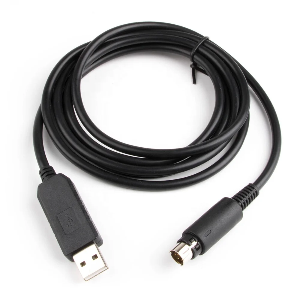 PG-5G PG-5H NEC плазменной резки чип FTDI USB к мини DIN 8Pin адаптер rs232 серийный PLC Кабель для программирования для Kenwood