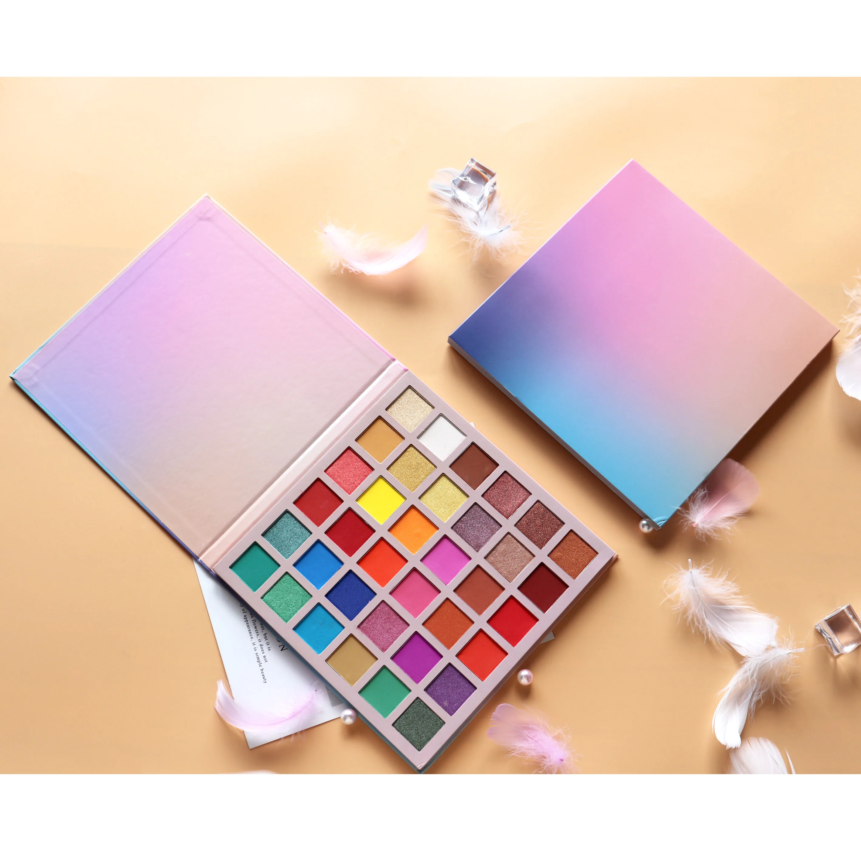 Custom Shape Eyeshadow Packaging Container OEM Eye Palette Manufacturer