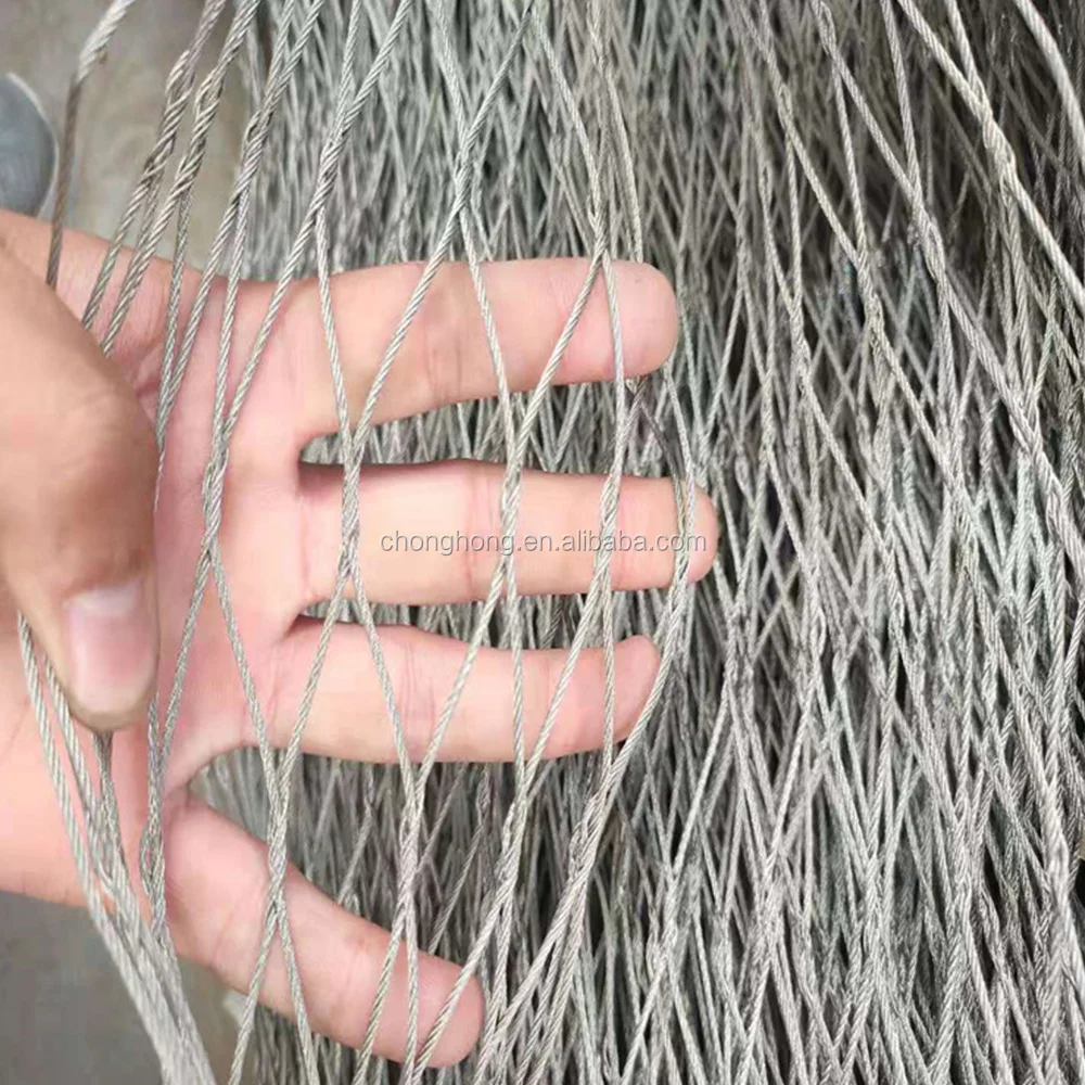 Вольерский корпус кабельная сетка узелкованный кабель из нержавеющей стали для зоопарка животных проволочная