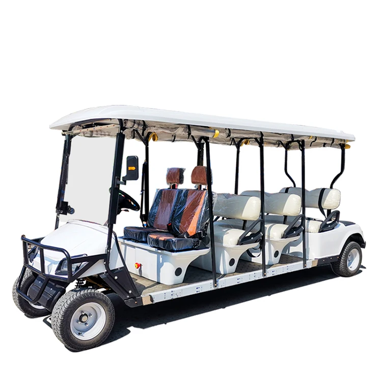 
 Заводской Поставщик 8 мест электрический двигатель гольф-карт взрослых Электромобиль Электрический гольф-мобиль  