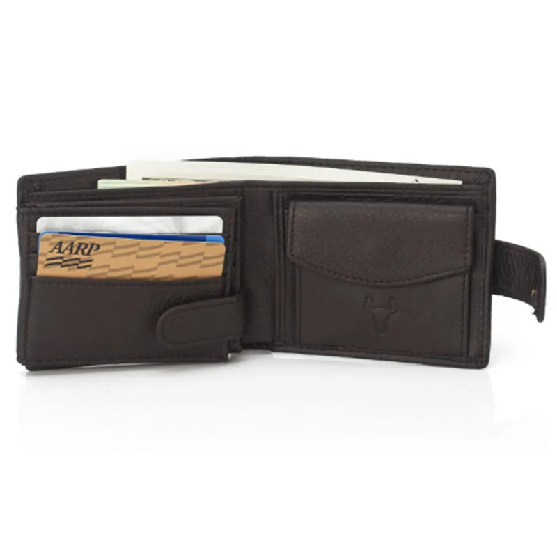 Holding Sleeves Black Leather Wallet and Card Holders Gift Box Customize Logo Credit Card with Rfid Card Holder Clear Plastic