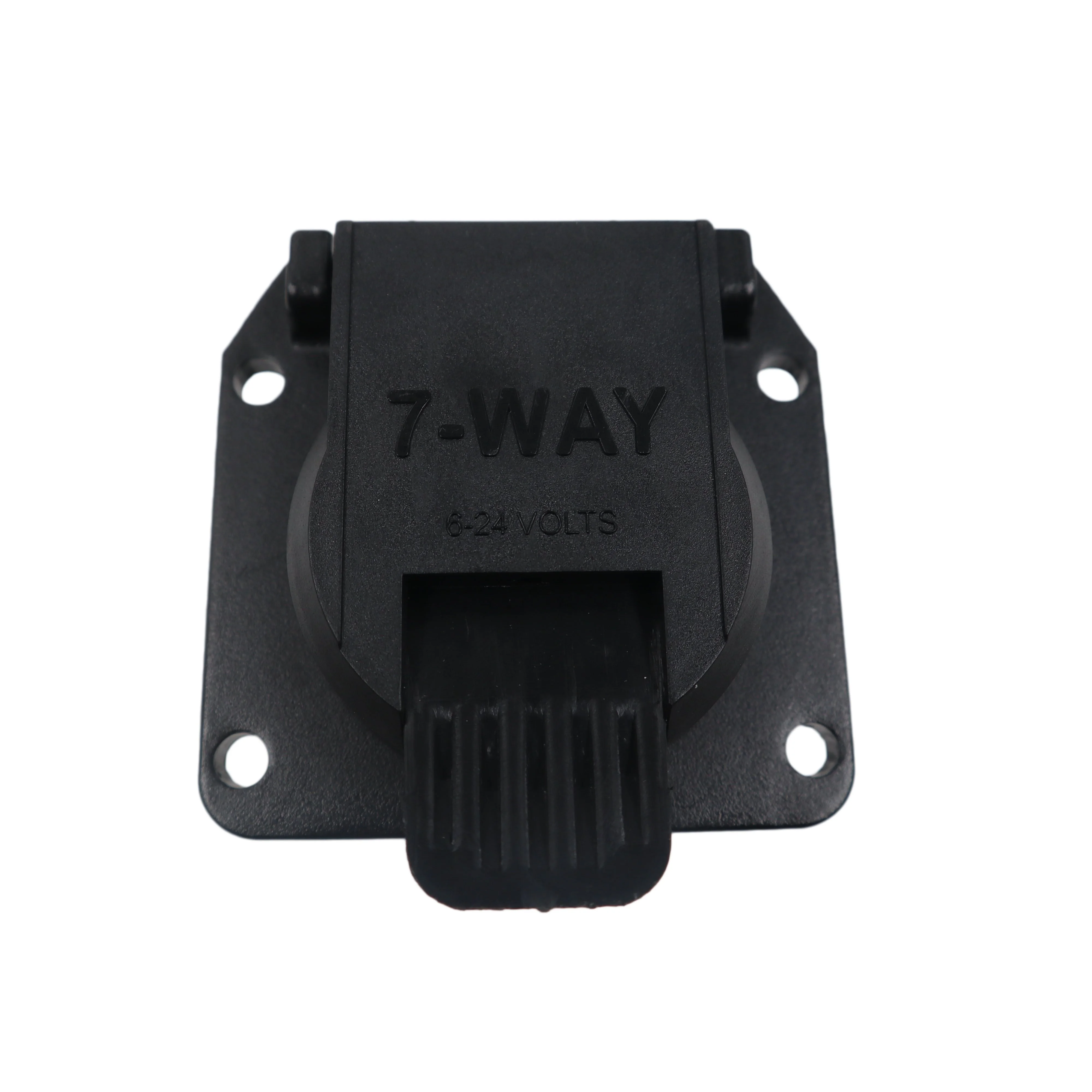 55416 Heavy Duty Replacement Vehicle Side Custom US CAR RV Blade 7 Pin Trailer Wiring Socket