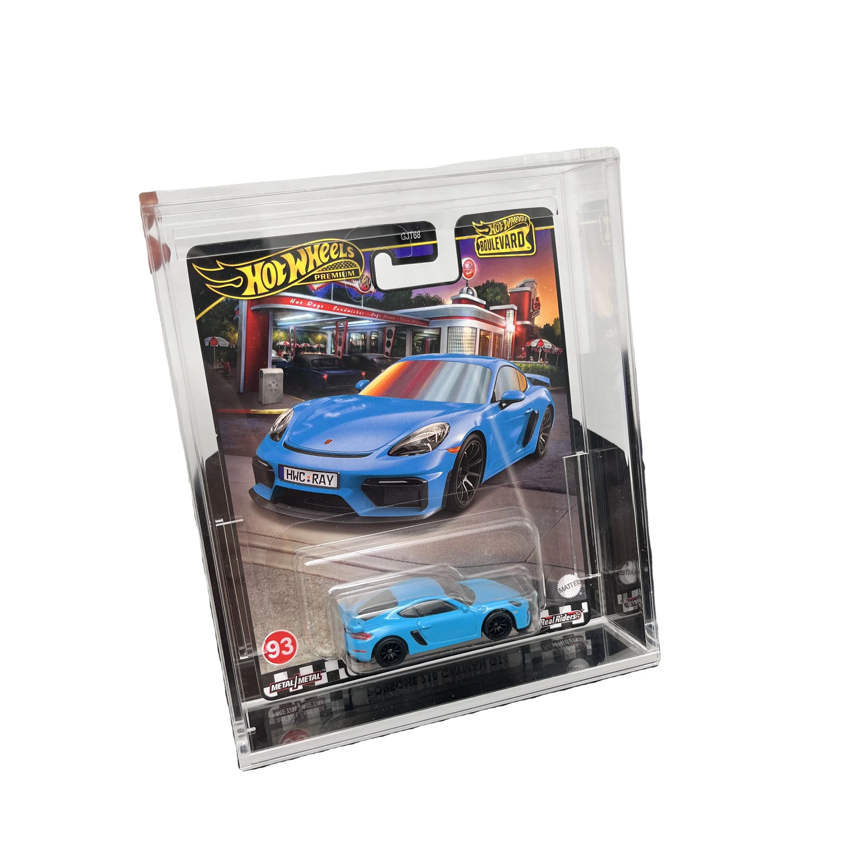 JIHONG Wholesale Acrylic Custom Hot Wheels Protector for Display