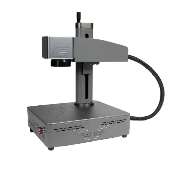 Best Price Metal Aluminium NamePlate Animal Ear Tag Barcode Vin Number Fiber Laser Marking Machine Mini Laser Engraving Machine