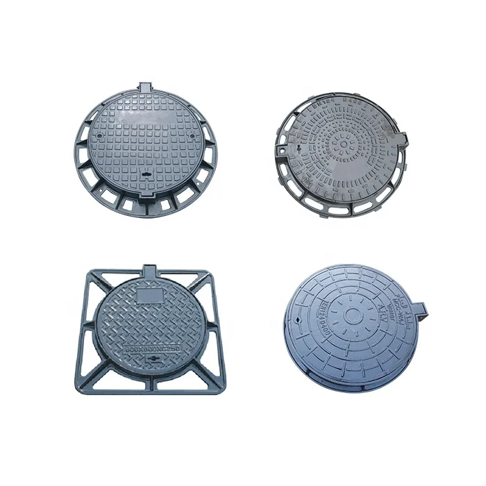 Hot Sale EN124 E600 Ductile Iron Metal Water Meter Box Manhole Cover for algeria market