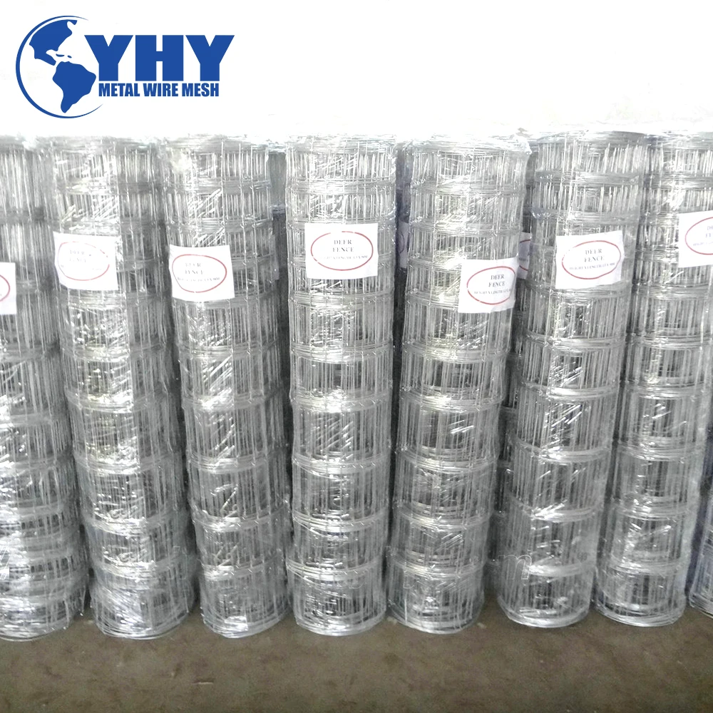 Electro galvanized 30 cm vertical distance Deer Farm Fencing Tight lock fence
