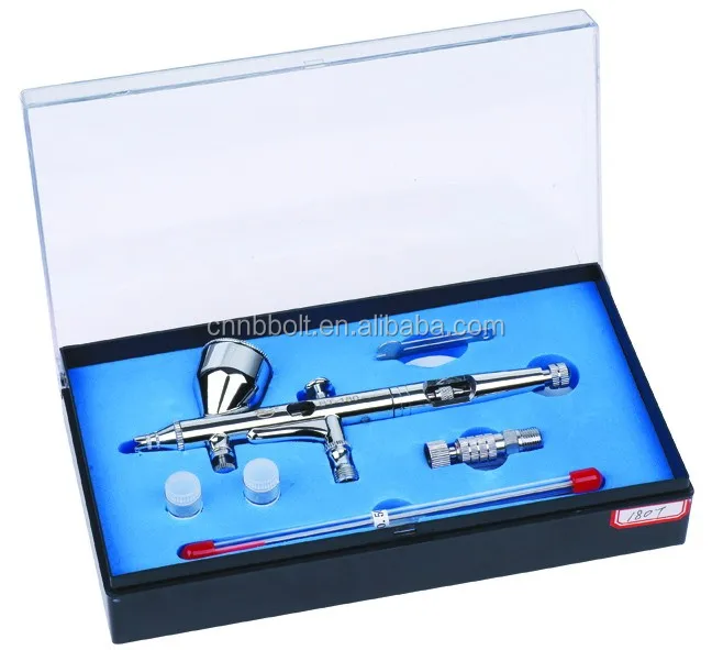 Double Action Gravity Feed Airbrush Used For Body Painting