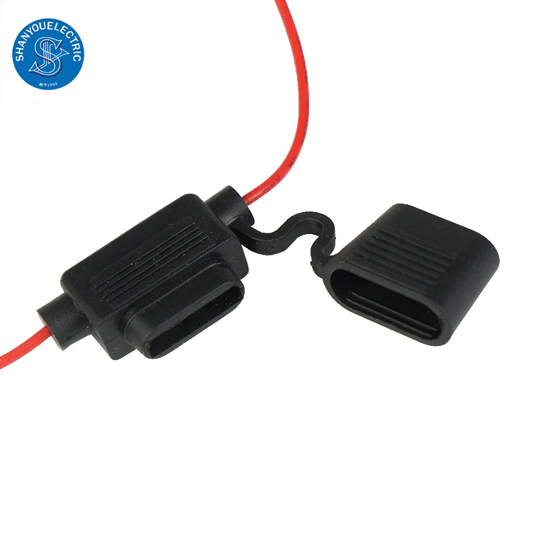 Custom OEM in Line Car Fuse Holder ATM Blade Mini Fuse Cable Assembly Auto Wire Harness Automobile as Custom Request Hard Carton