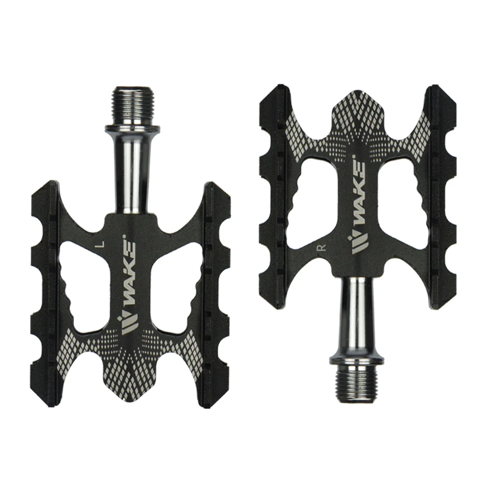 MTB lightweight pedal aluminum alloy sealed bearing pedal WAKE bicycle non-slip pedal