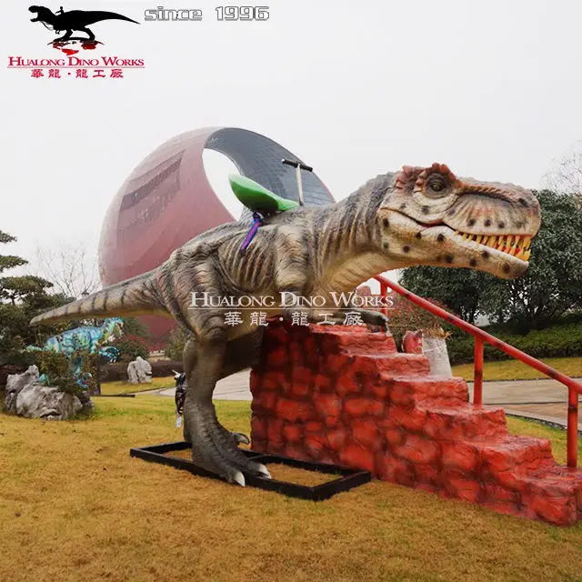 Amusement Equipment Animatronic Robot Walking Dinosaur Toy and Lifesize Dinosaur