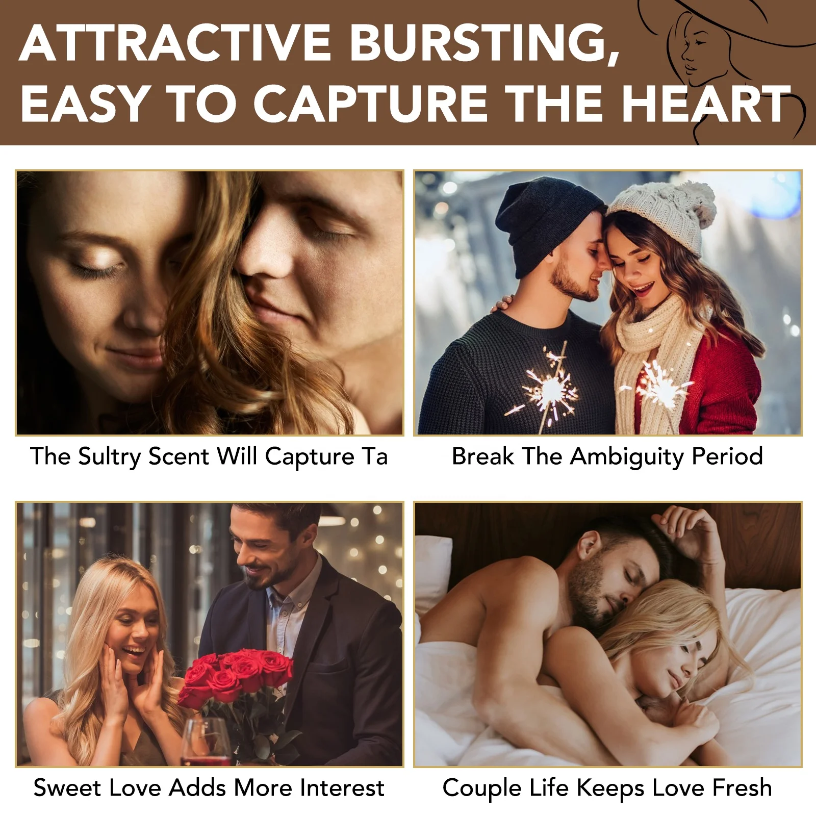 in stock Fast Shipping 10ml Long Lasting Aphrodisiac Pheromone Attractive Spray Unisex Perfume for Men and Women Orgasm Attract