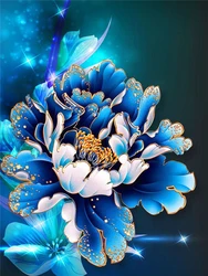 Wholesale Customized Diamond Drill Painting Colorful Flower Sunflower 5D Diy painting Adults Kids