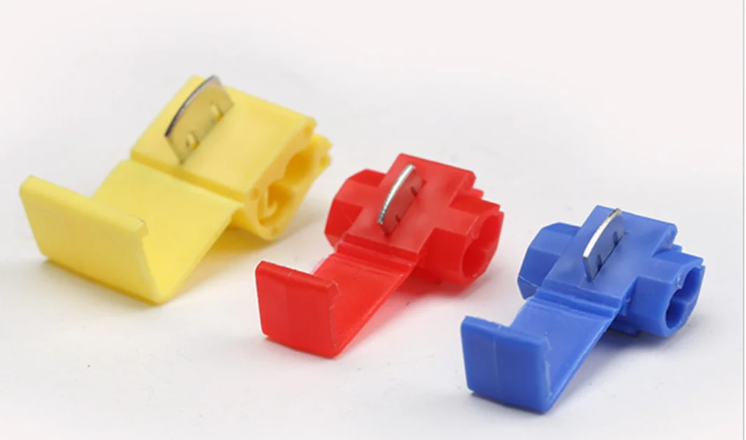 automotive shut off waterproof electrical crimp quick splice connector