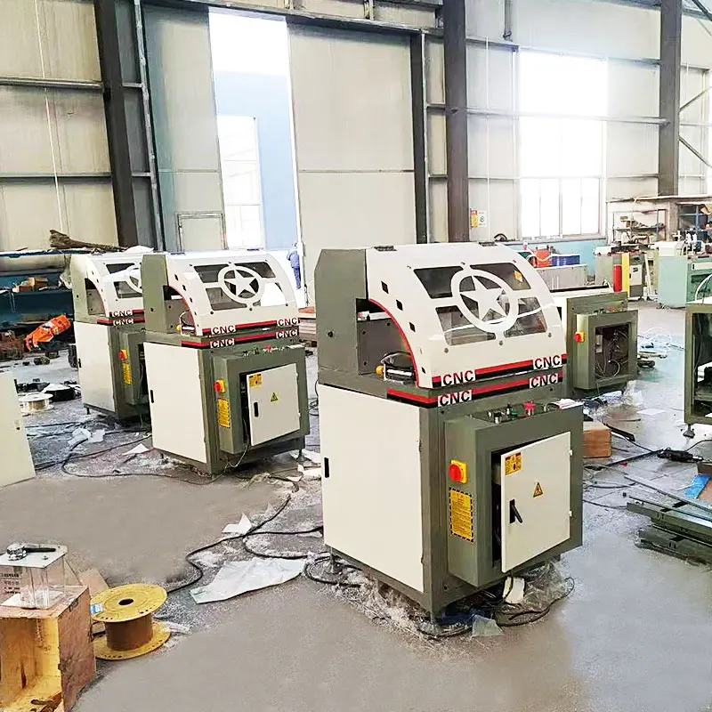 China Factory Versatile 45 and 90 Single Head Cutting Saw for Accurate and Efficient Aluminum Cuts