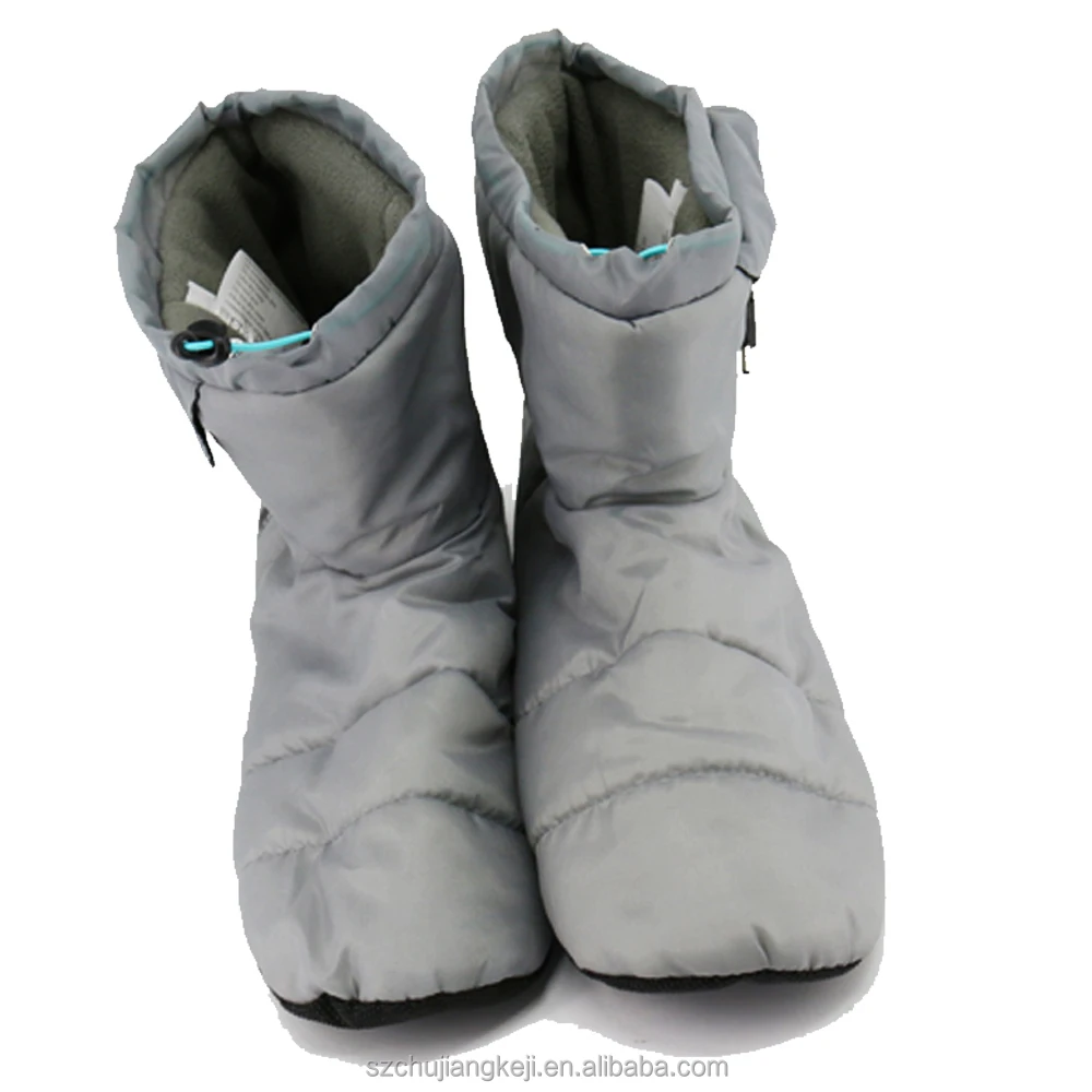 Gray multi-function customization Rechargeable Wireless Winter Warmer electrically Heated shoes