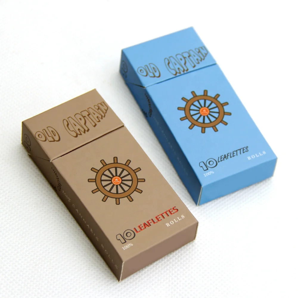 20 Pack cigarette packaging custom luxury pre roll case empty cigarette boxes